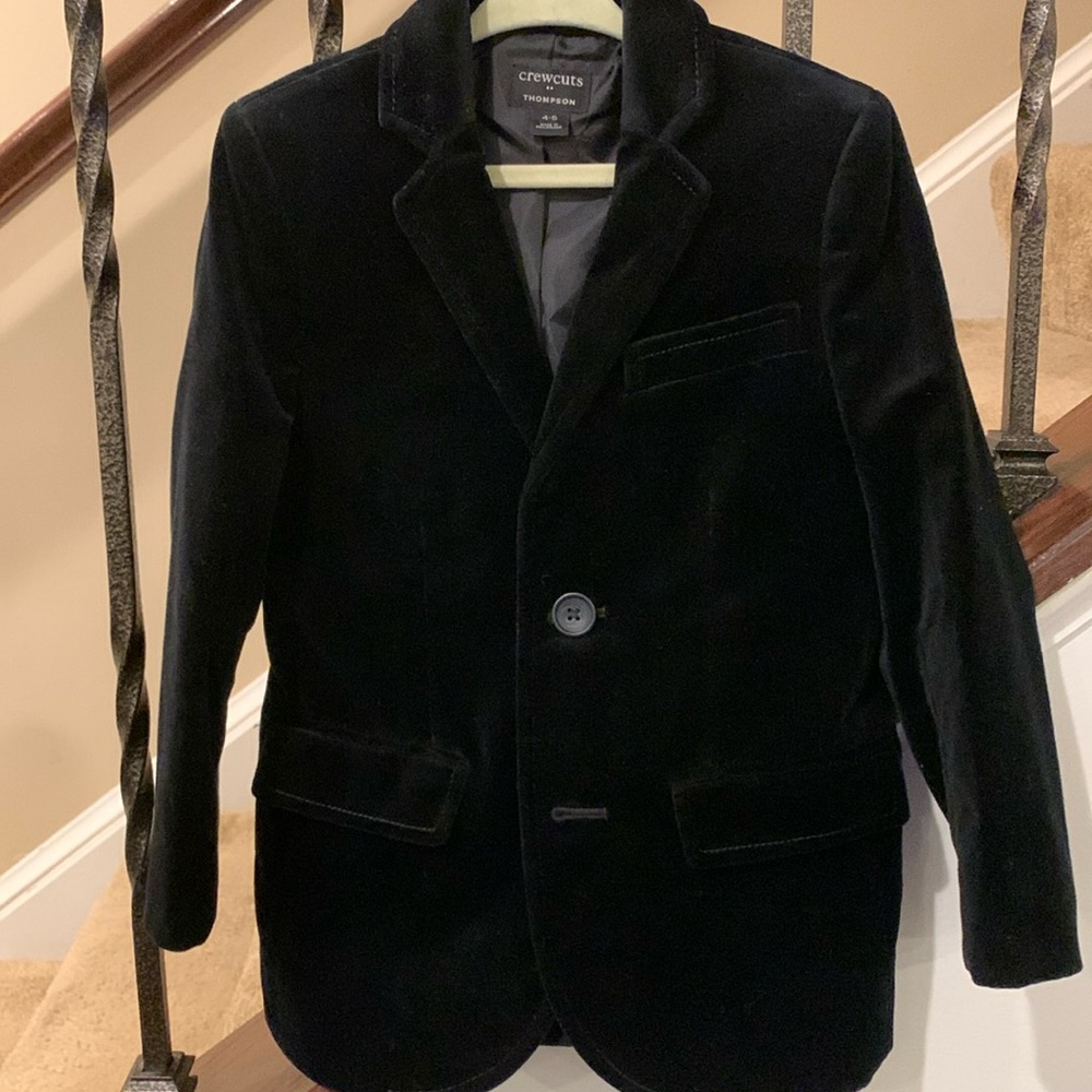 Boys’ Velvet Sportscoat. Crewcuts by J. Crew